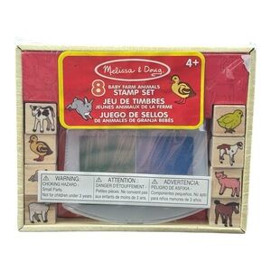 Melissa & Doug Baby Farm Animals Stamp Set-NEW